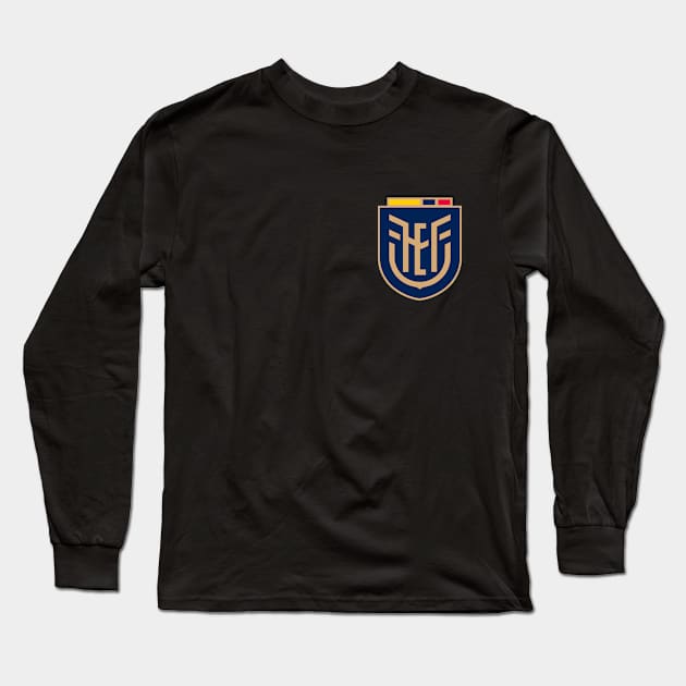 Ecuador football Long Sleeve T-Shirt by SevenMouse